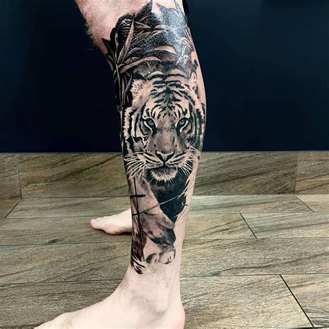 tattoo tiger design|More.